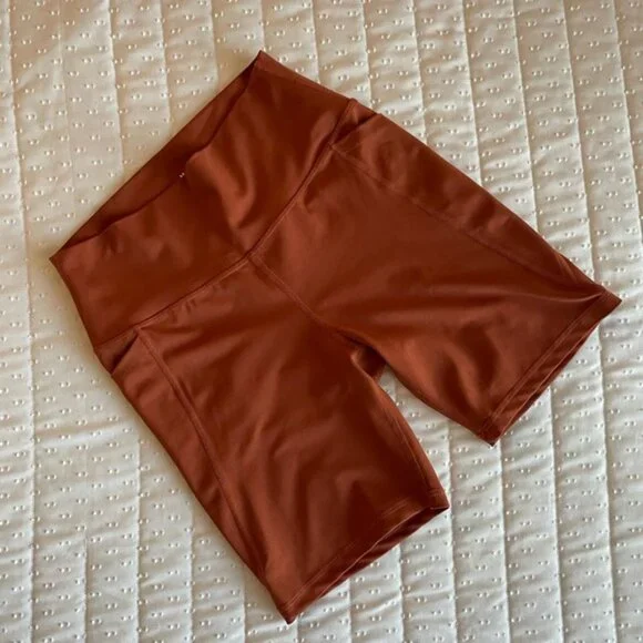 Senita 7 inch High Waisted Lux Rio Shorts - Picture 1 of 5